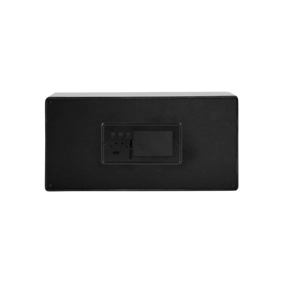 Boxed LED Alarm/Table Clock - Black