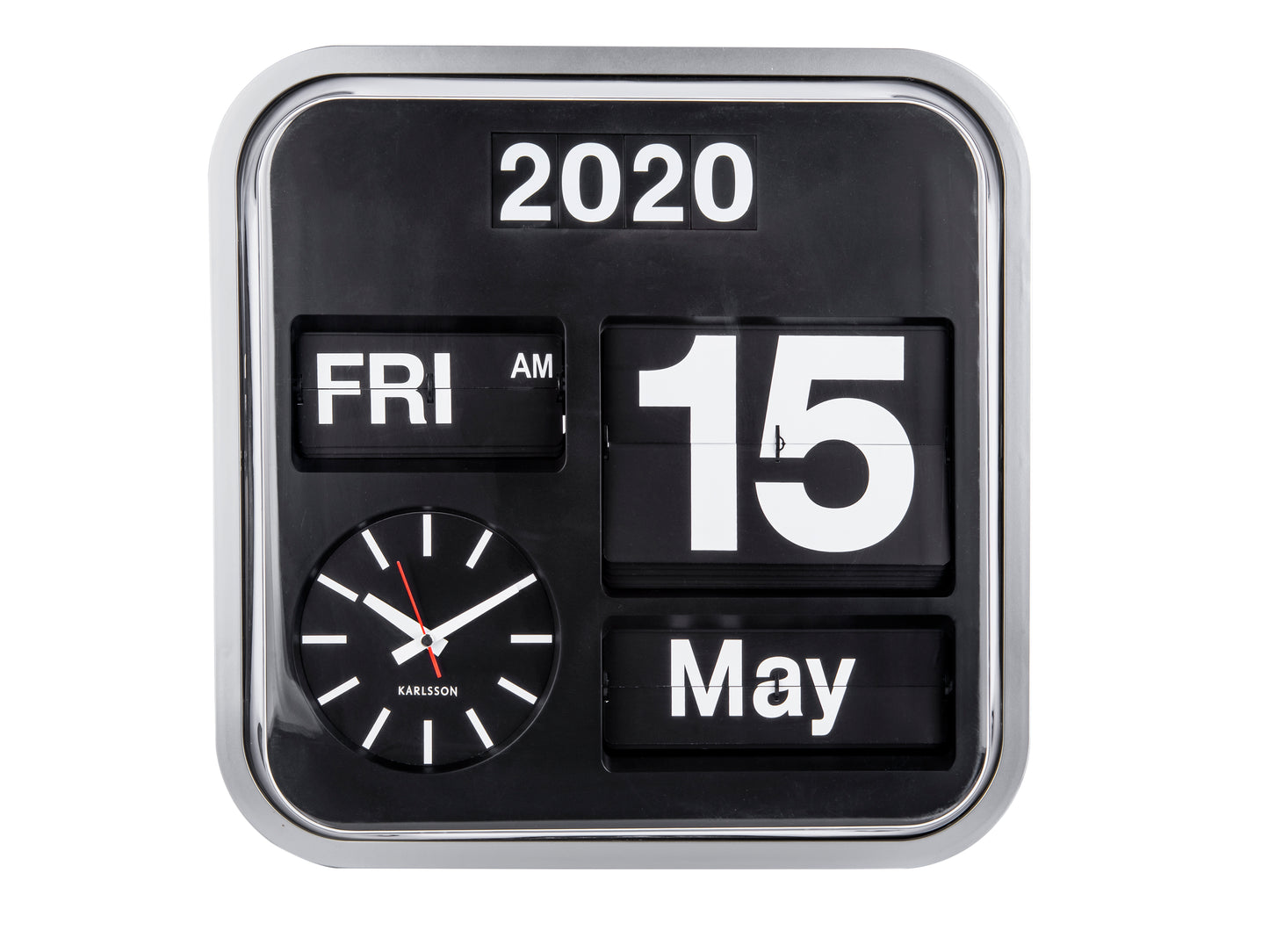 Big Flip Clock - Silver