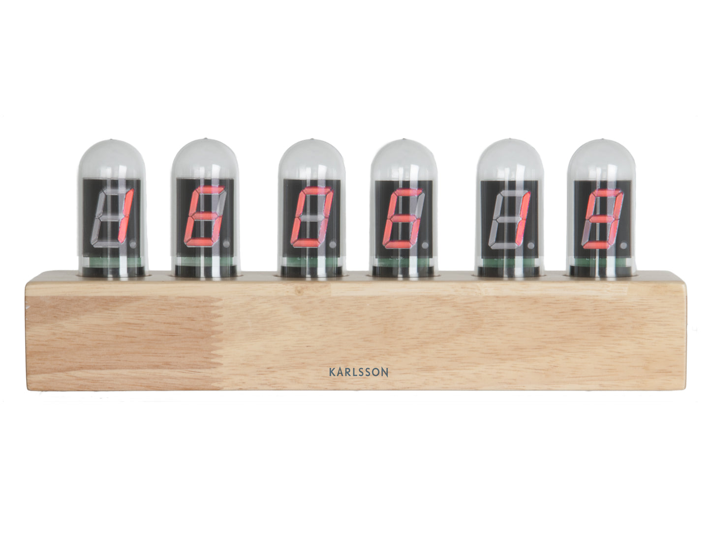 Cathode Clock - Wood