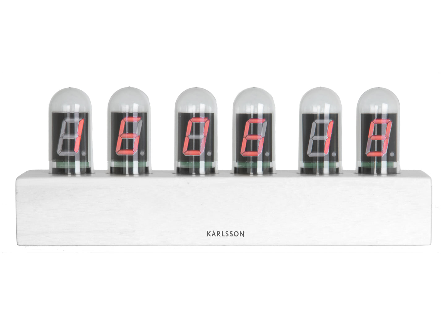 Cathode Clock - White