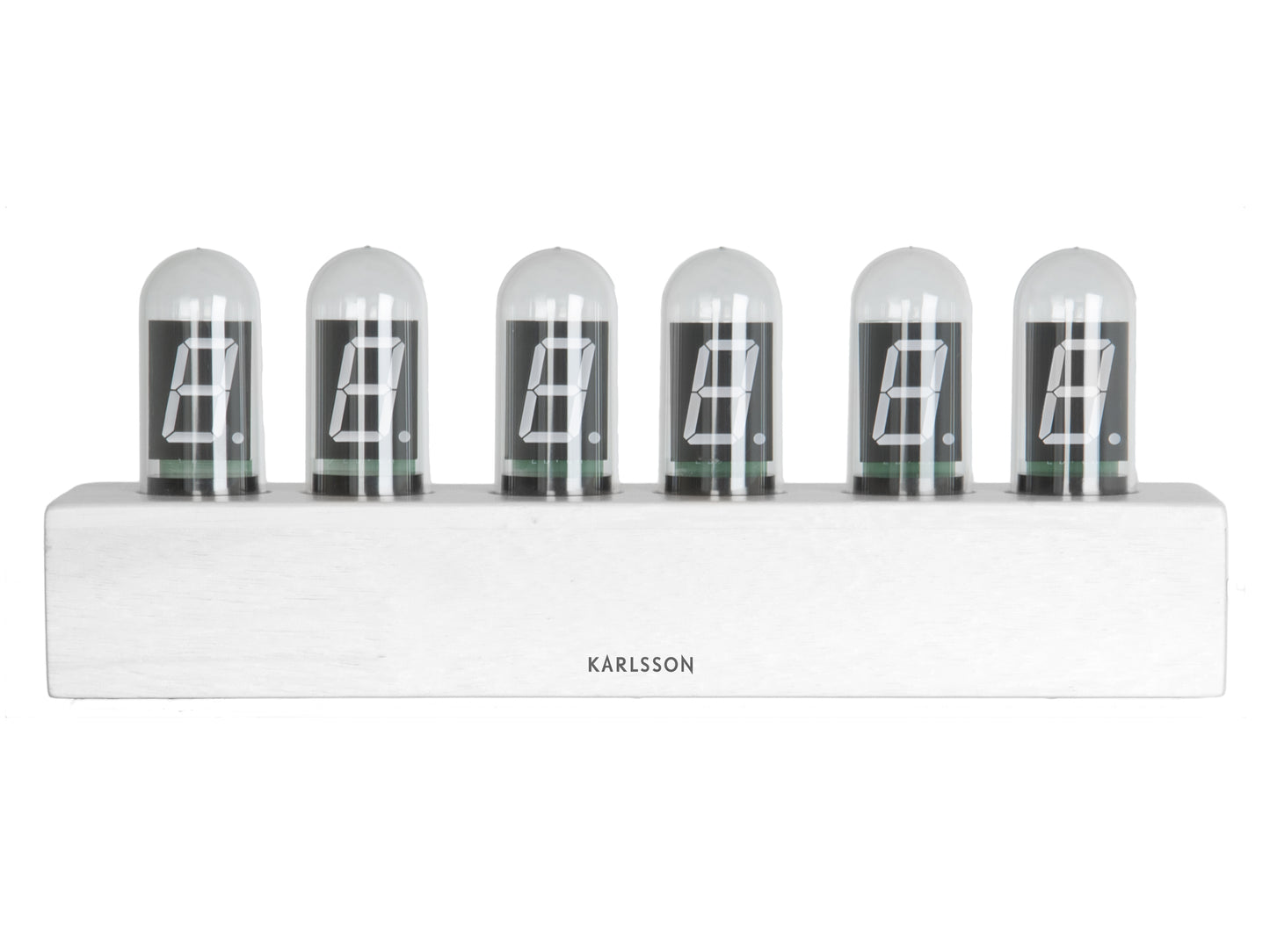 Cathode Clock - White