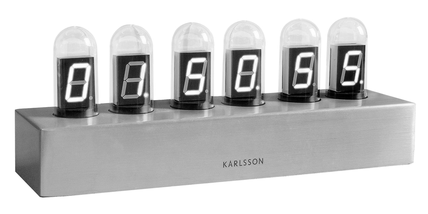 Cathode Clock - Steel