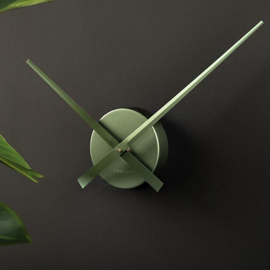 LBT Wall Clock Mini - Metallic Dark Green