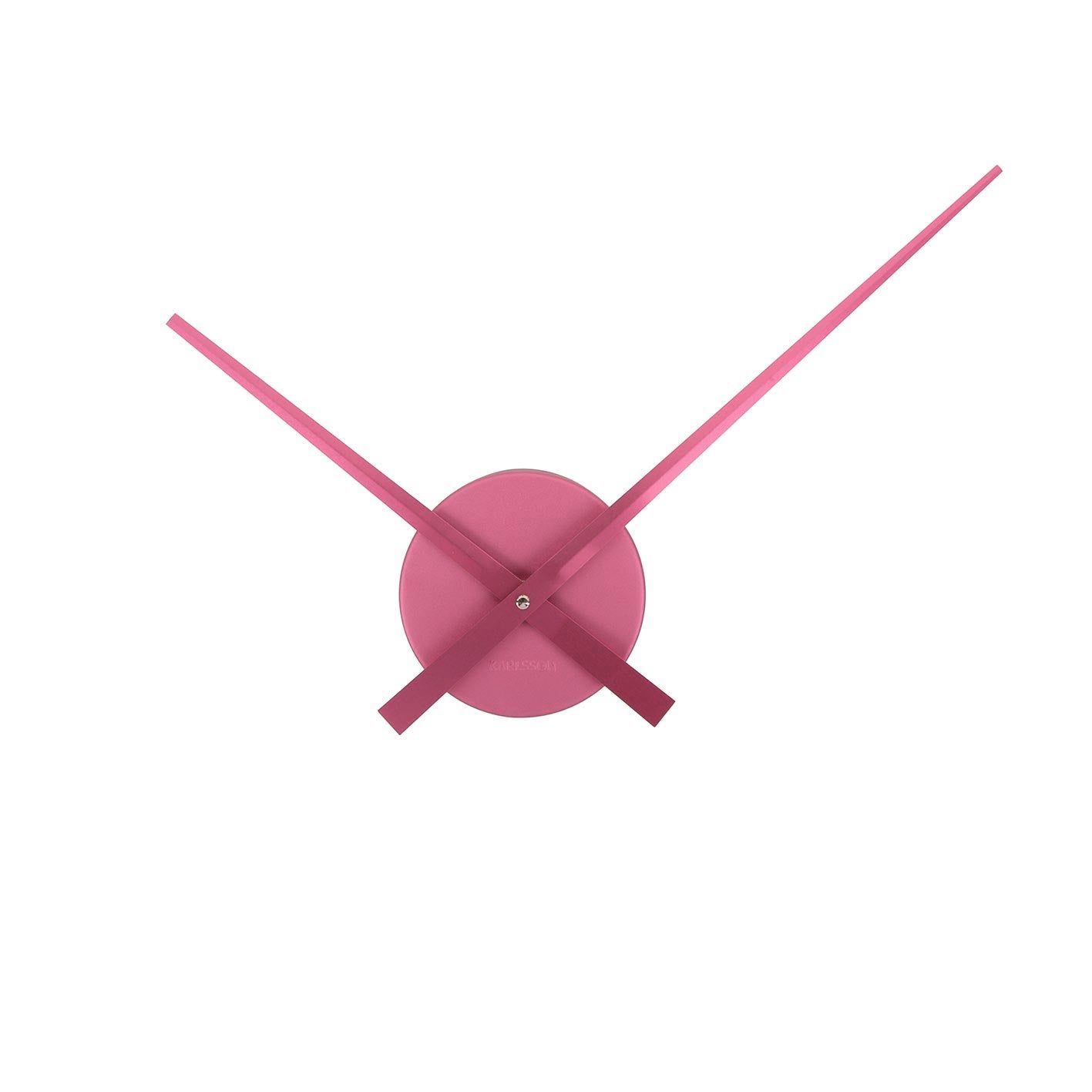 LBT Wall Clock Mini - Metallic Dark Pink