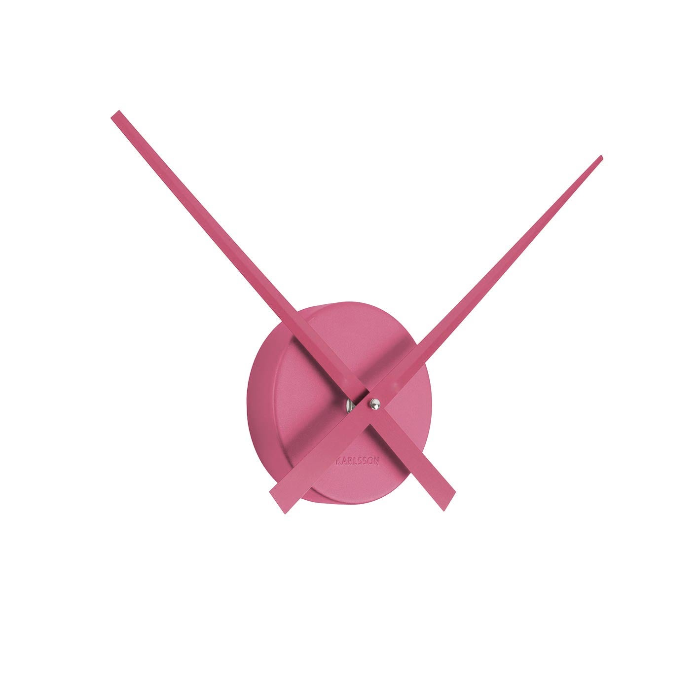 LBT Wall Clock Mini - Metallic Dark Pink