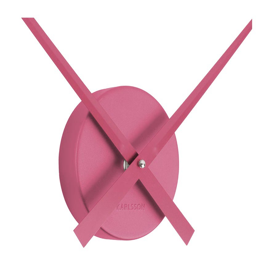 LBT Wall Clock Mini - Metallic Dark Pink