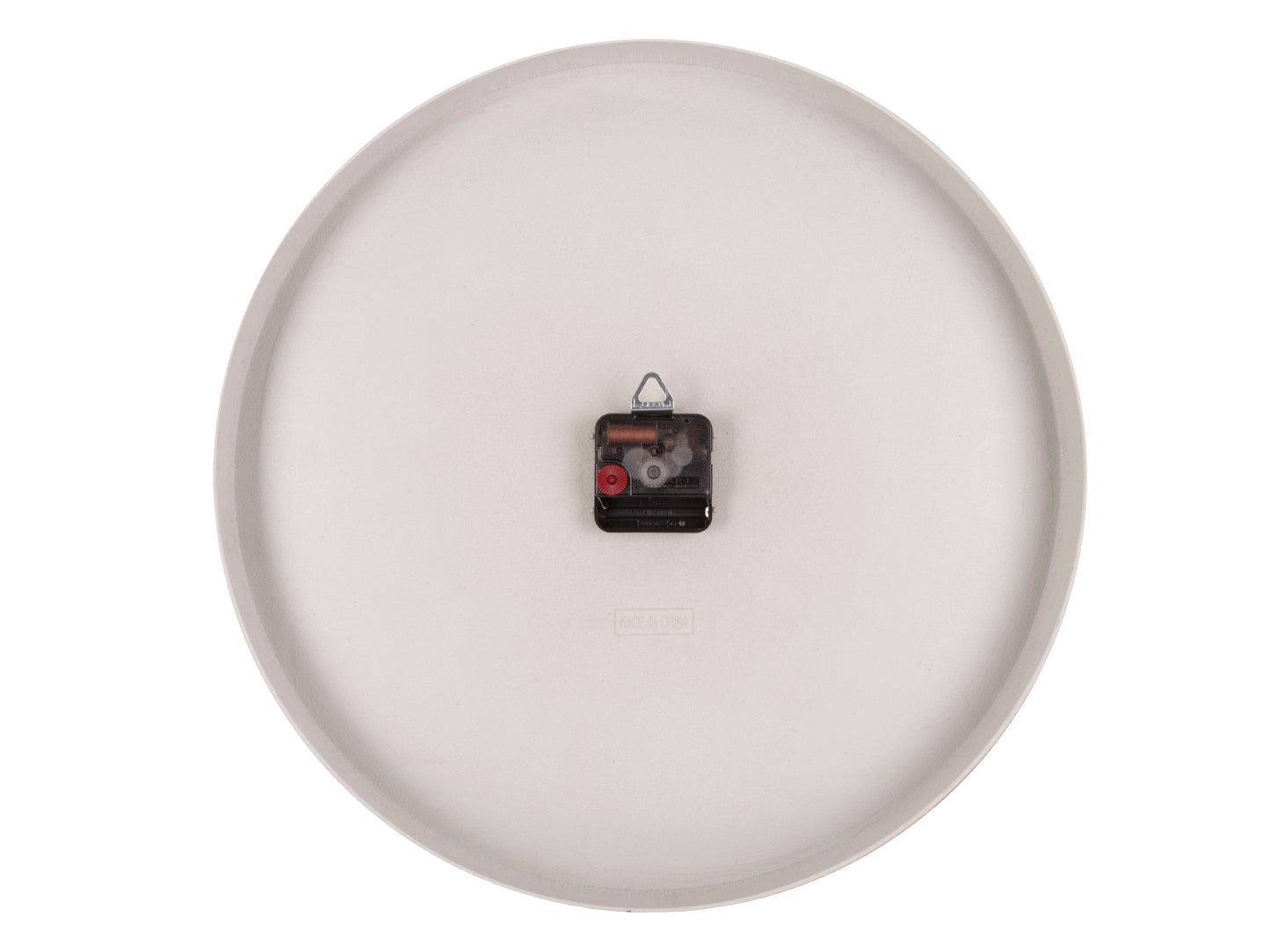 On The Edge Clock - White