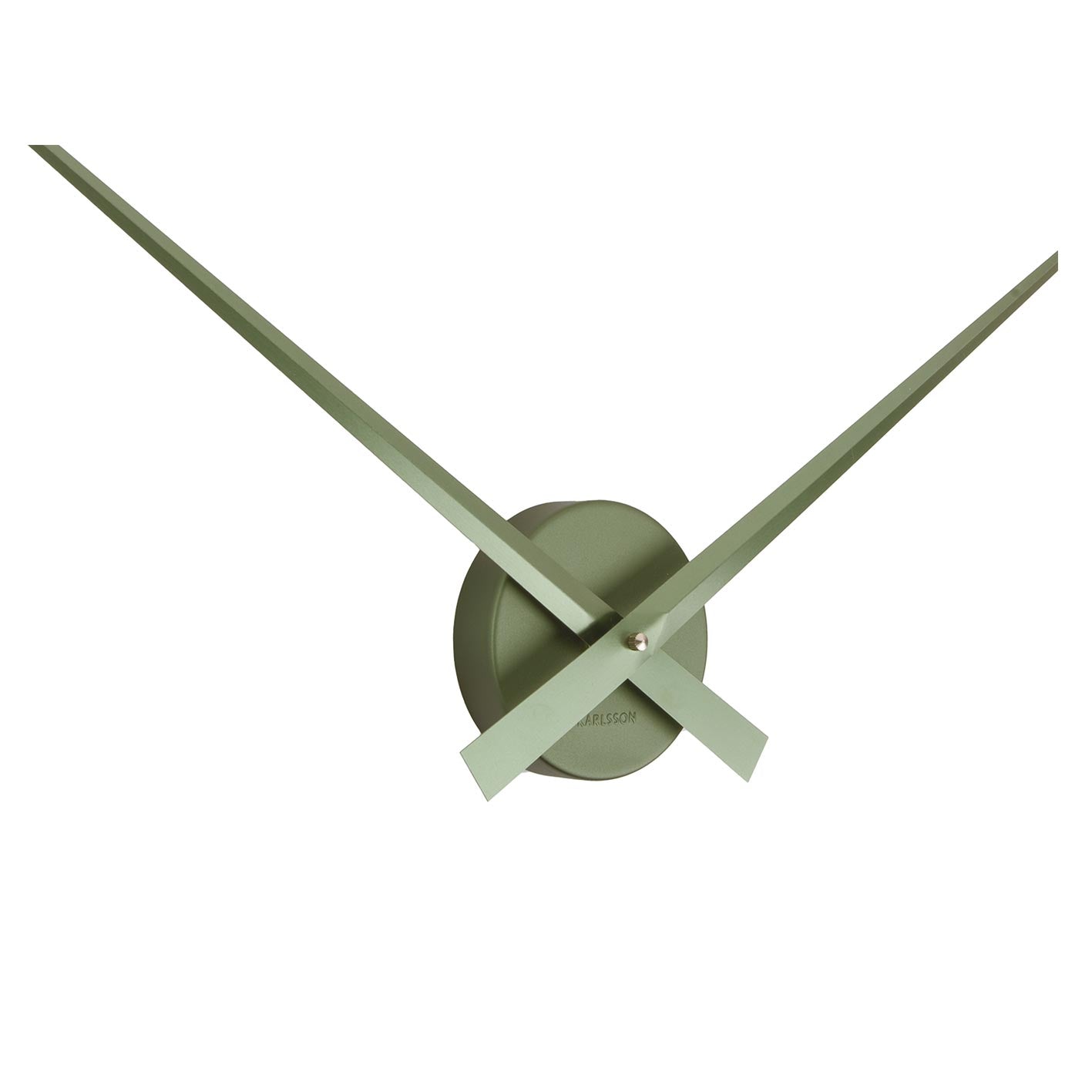 LBT Wall Clock Large - Metallic Dark Green