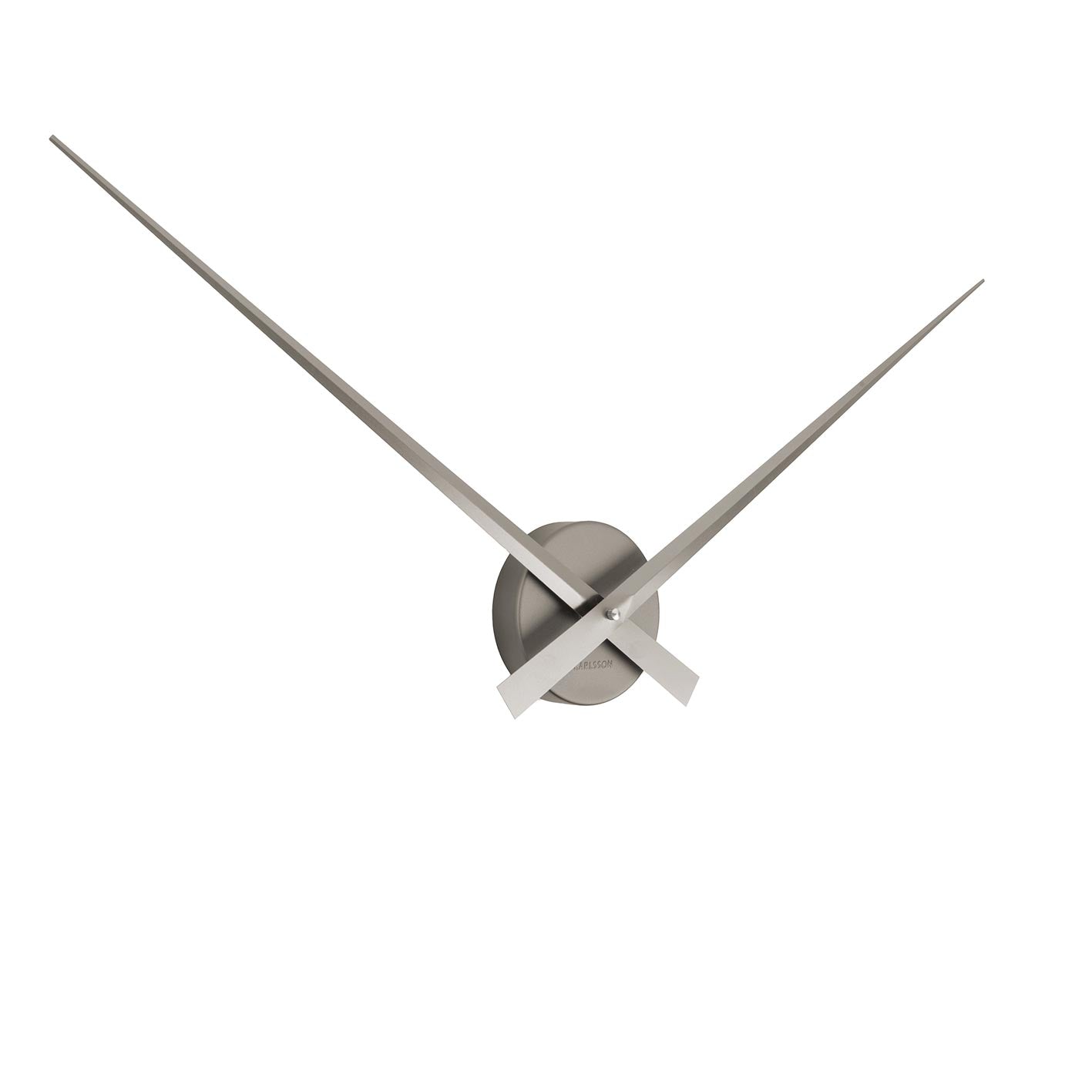 LBT Wall Clock Large - Metallic Dark Grey