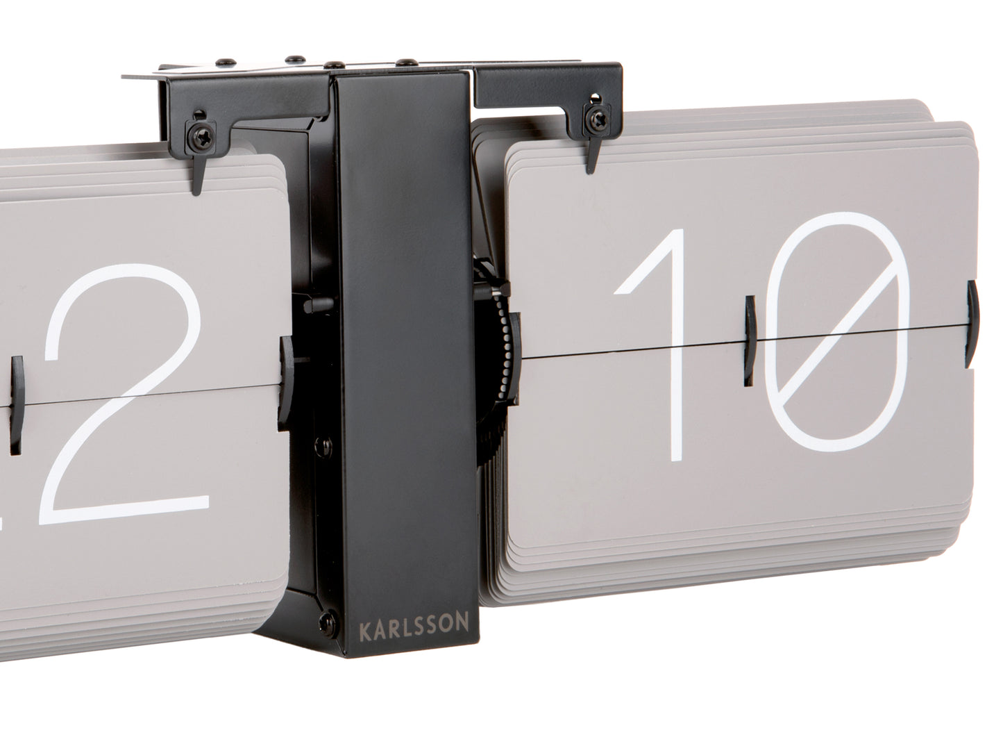 Flip No Case Clock - Grey