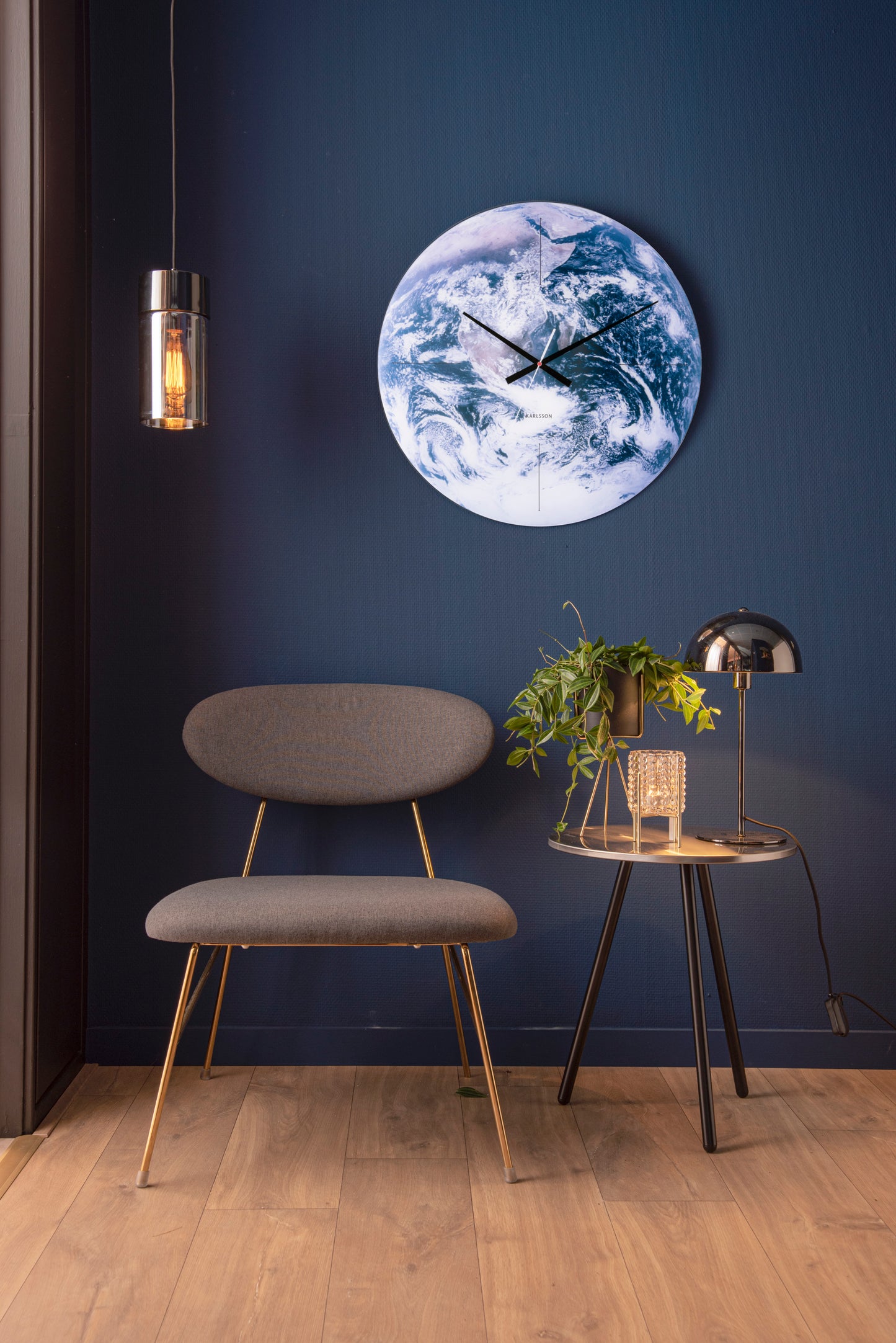 Earth Wall Clock