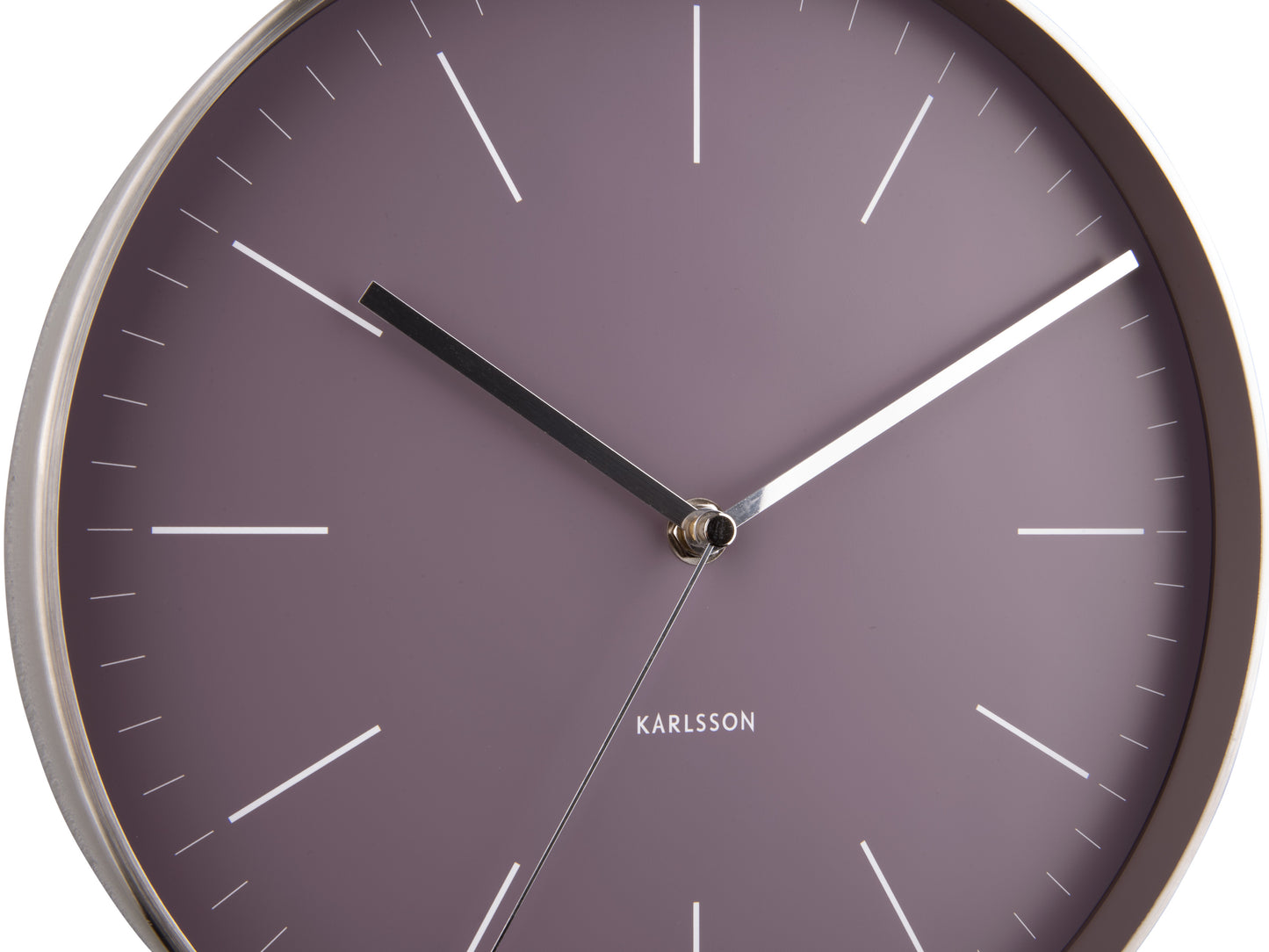 Minimal Clock - Purple