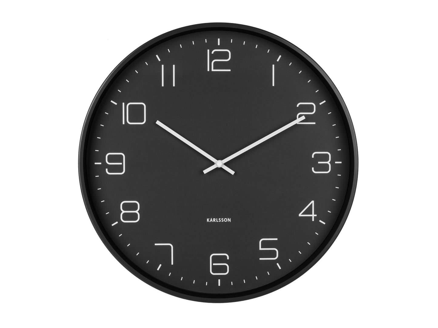 Lofty Wall Clock - Matte Black