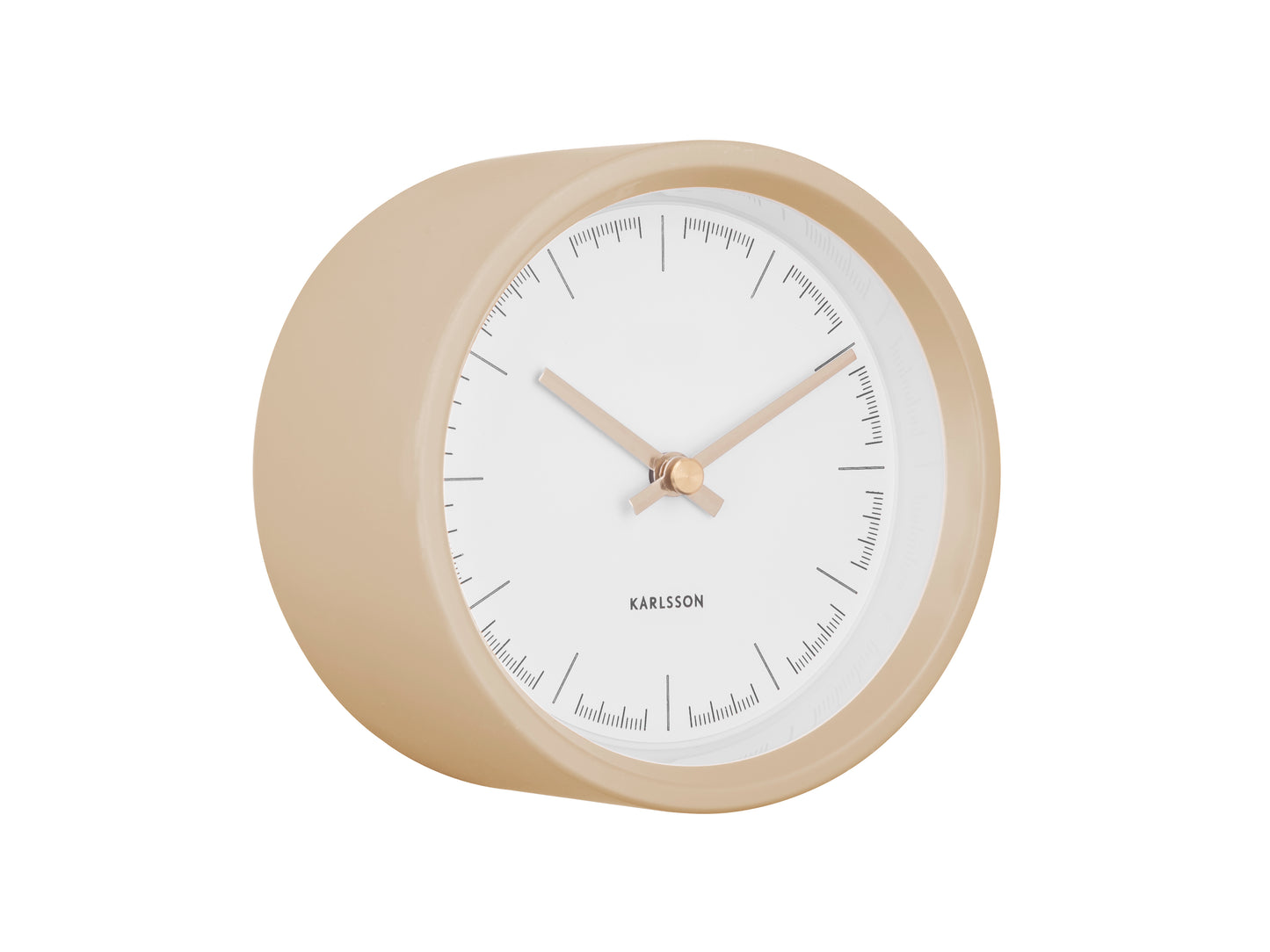 Dense Wall Clock - Sand Brown