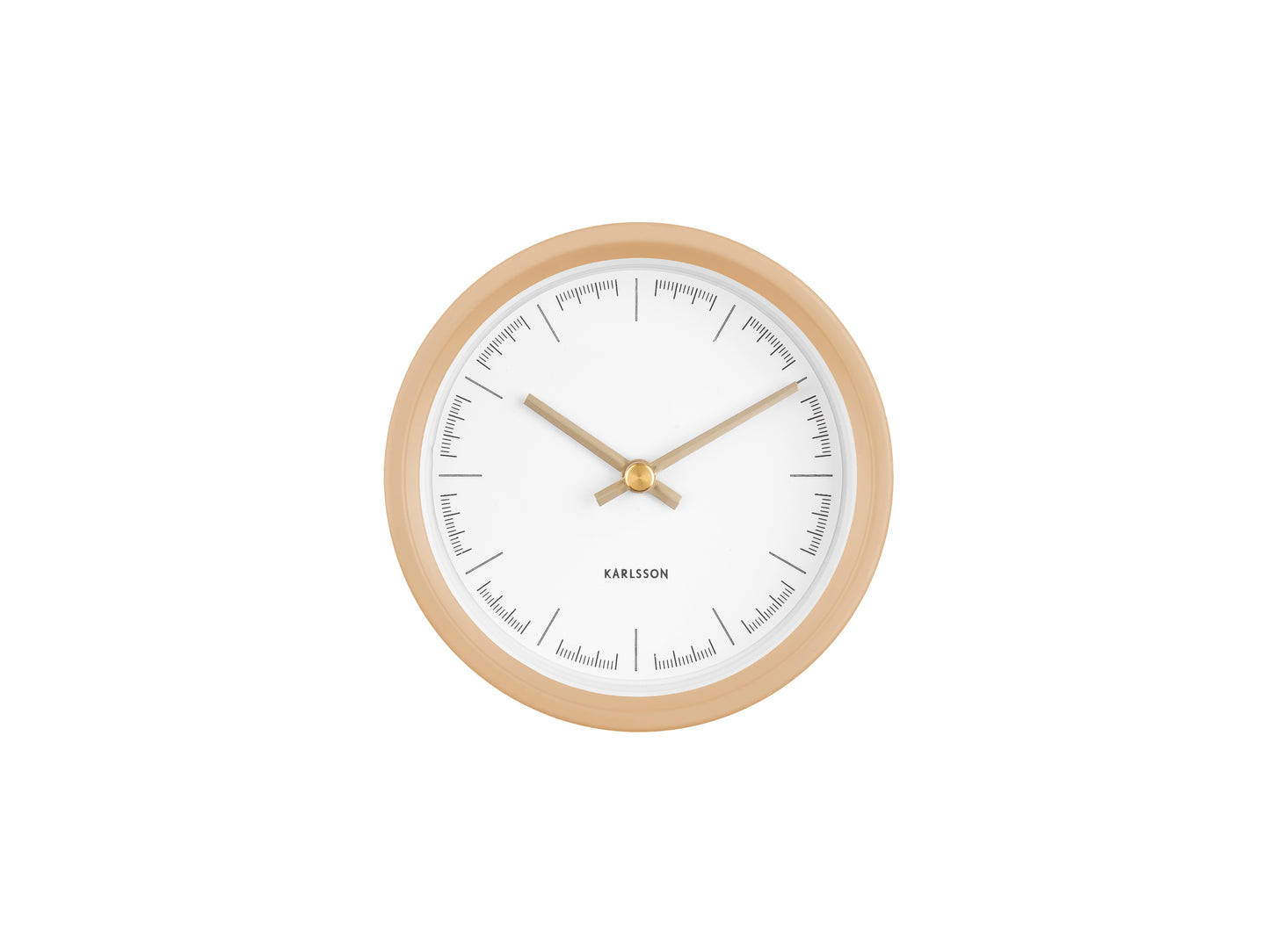 Dense Wall Clock - Sand Brown