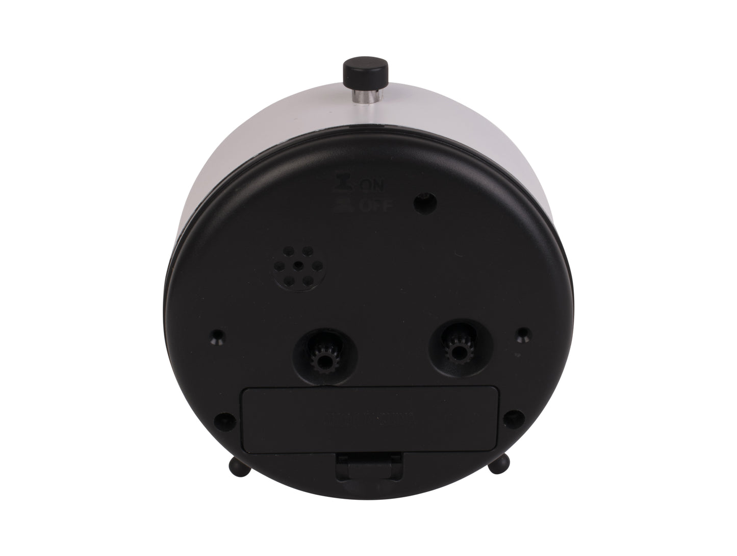 Button Alarm Clock - White