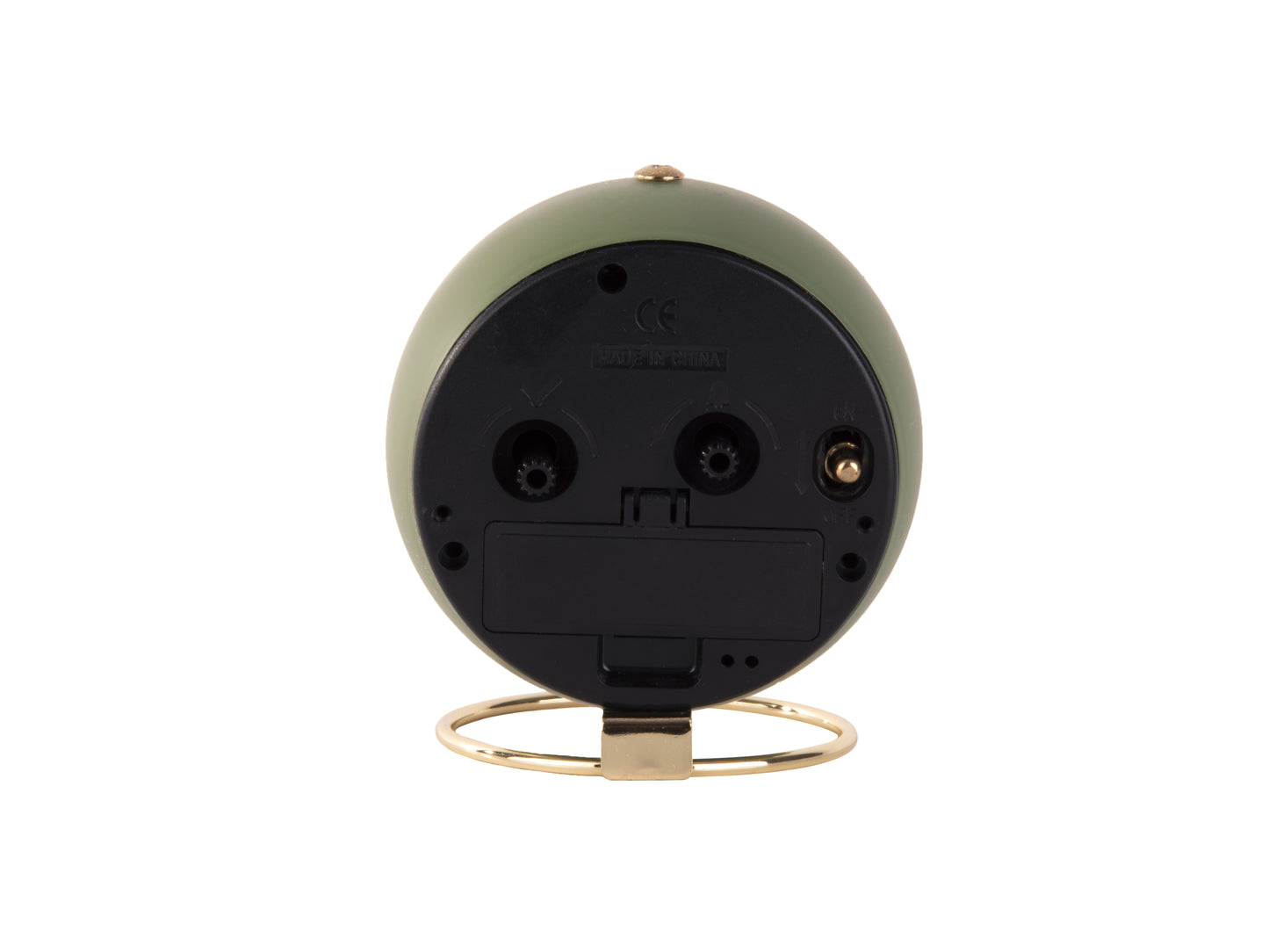 Globe Alarm Clock - Moss Green