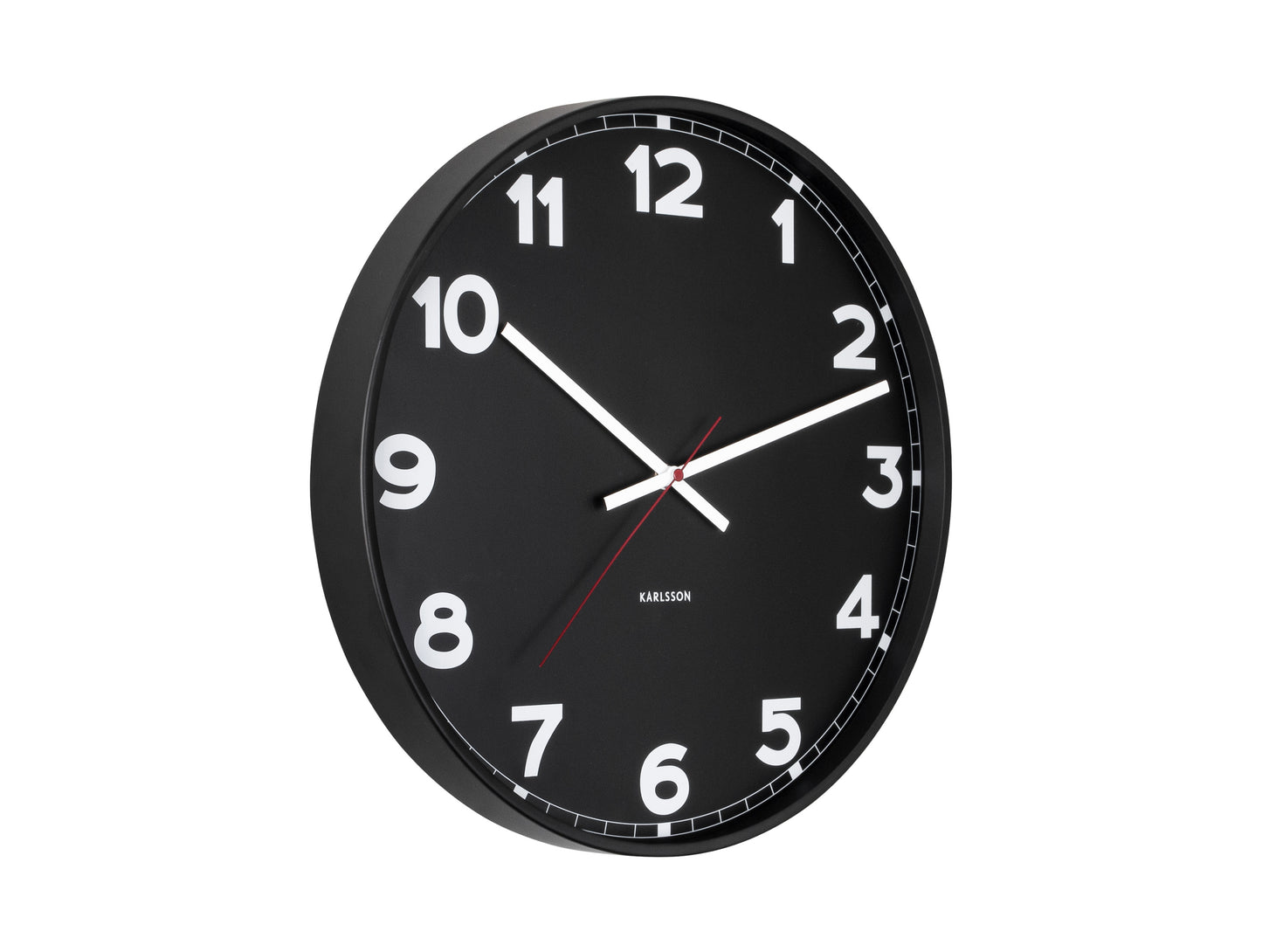 New Classic Clock - Medium Black
