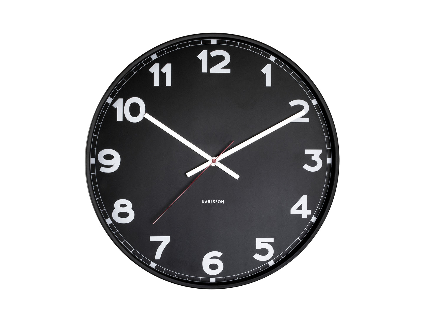 New Classic Clock - Medium Black