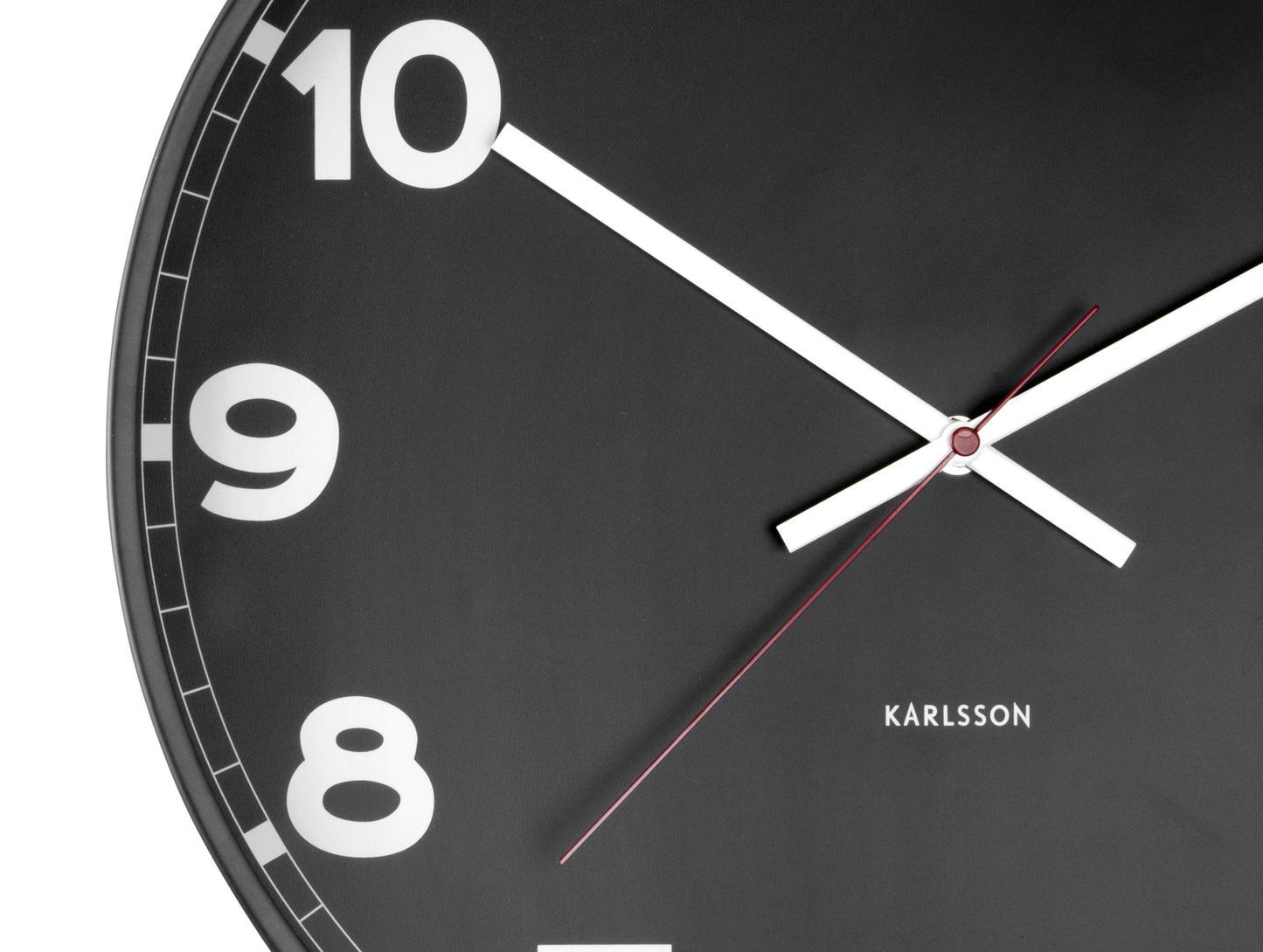 New Classic Clock - Medium Black