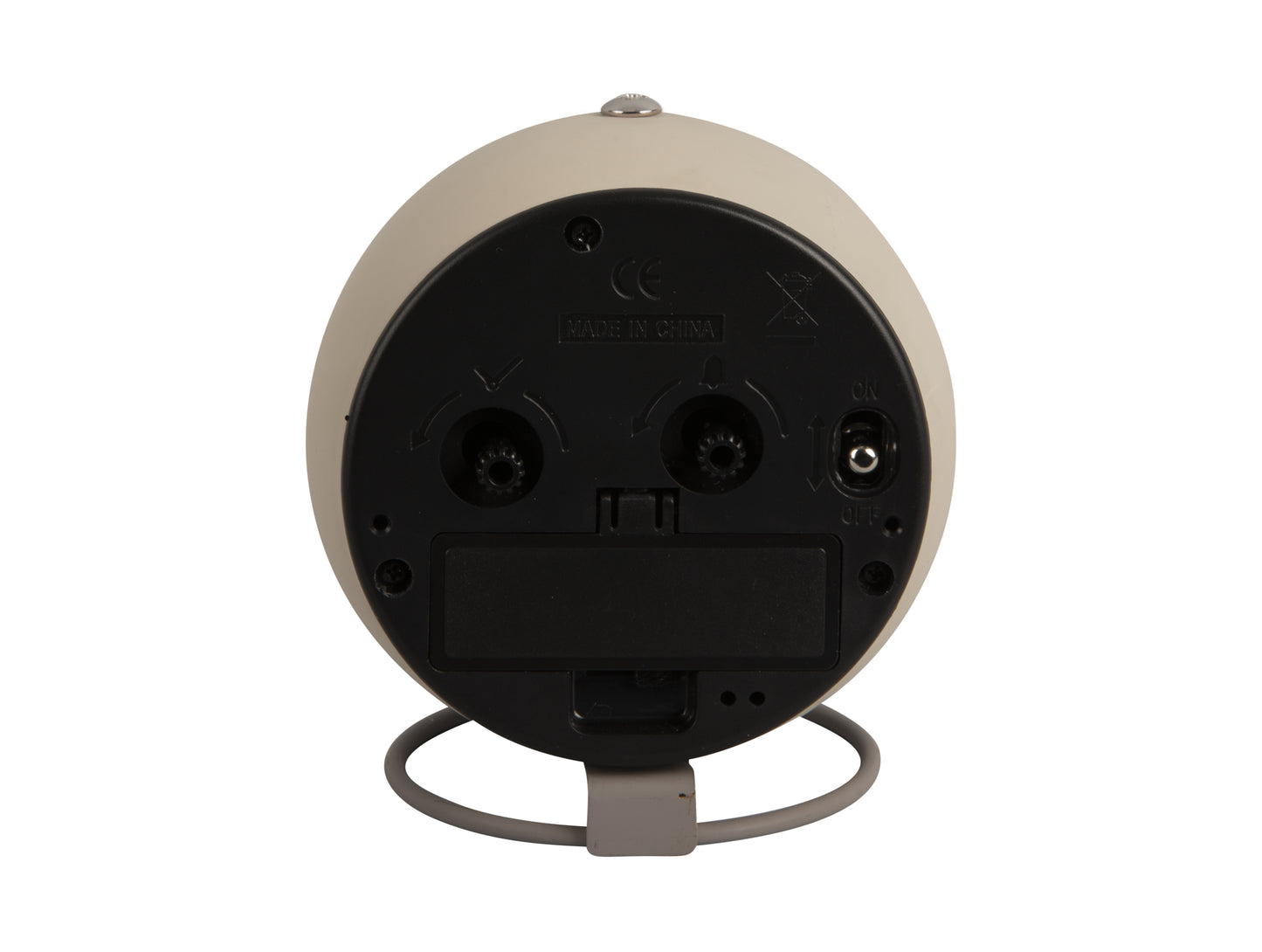 Nirvana Globe Alarm Clock - Warm Grey