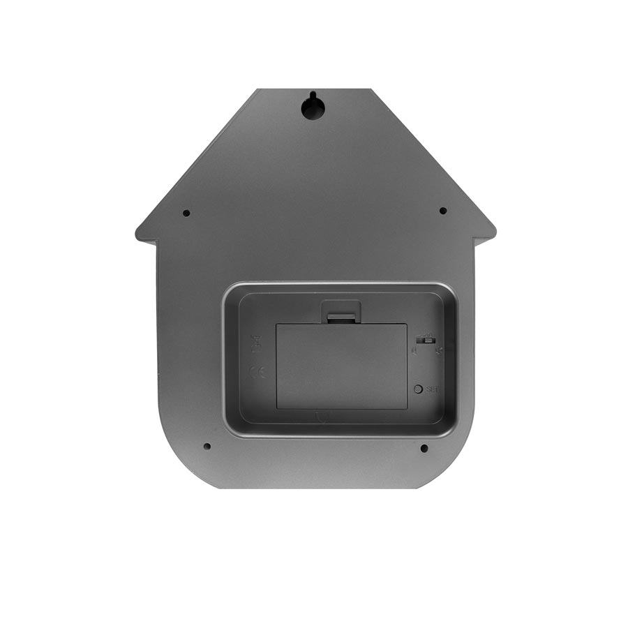 Modern Cuckoo Clock - Metallic Dark Grey