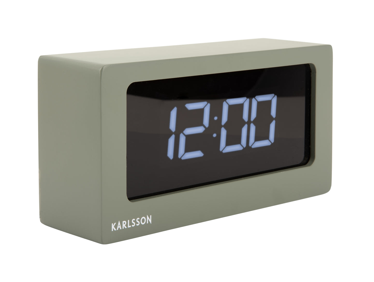 Boxed LED Alarm/Table Clock (USB) - Jungle Green