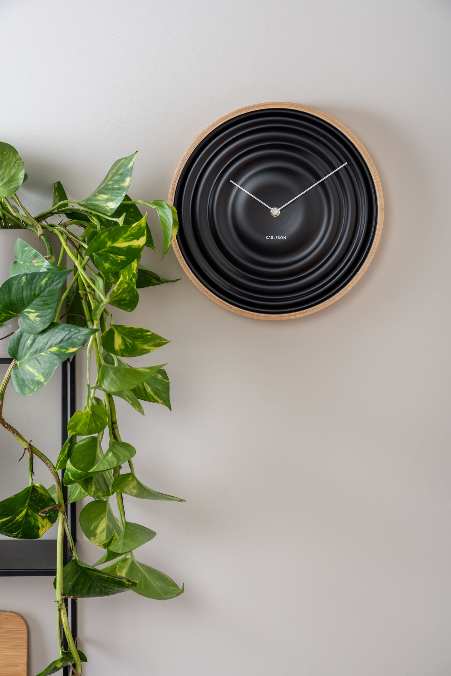 Scandi Ribble Clock - Black
