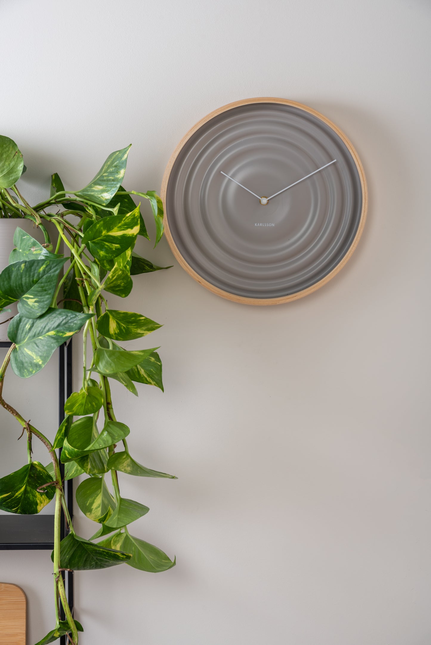 Scandi Ribble Clock - Grey