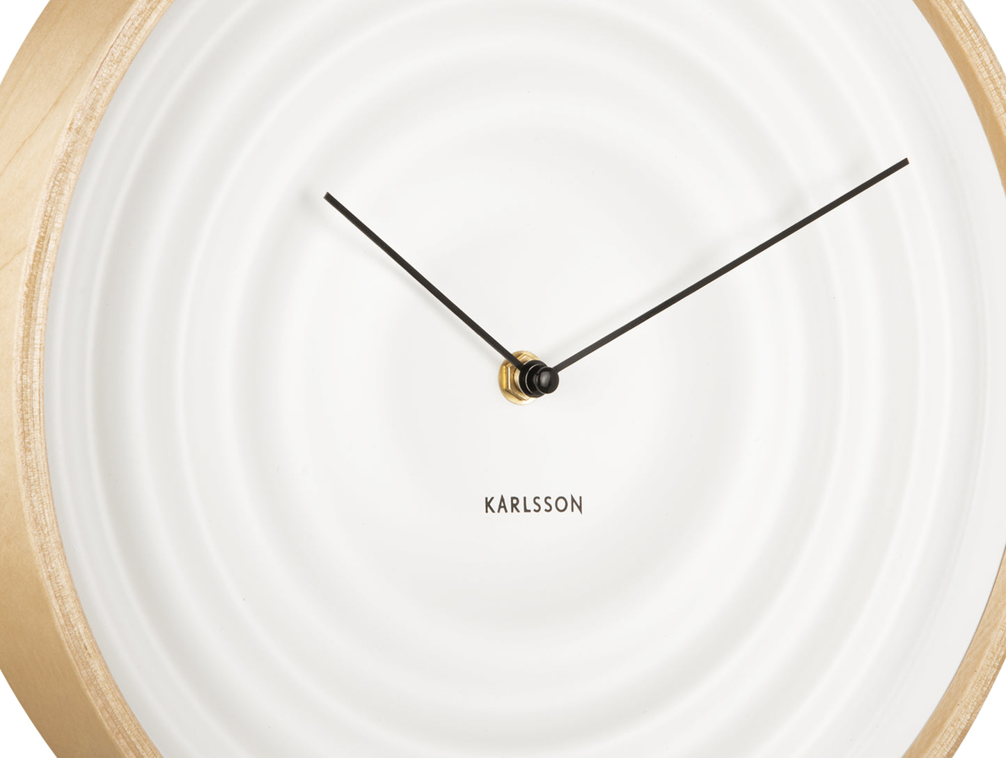 Scandi Ribble Clock - White