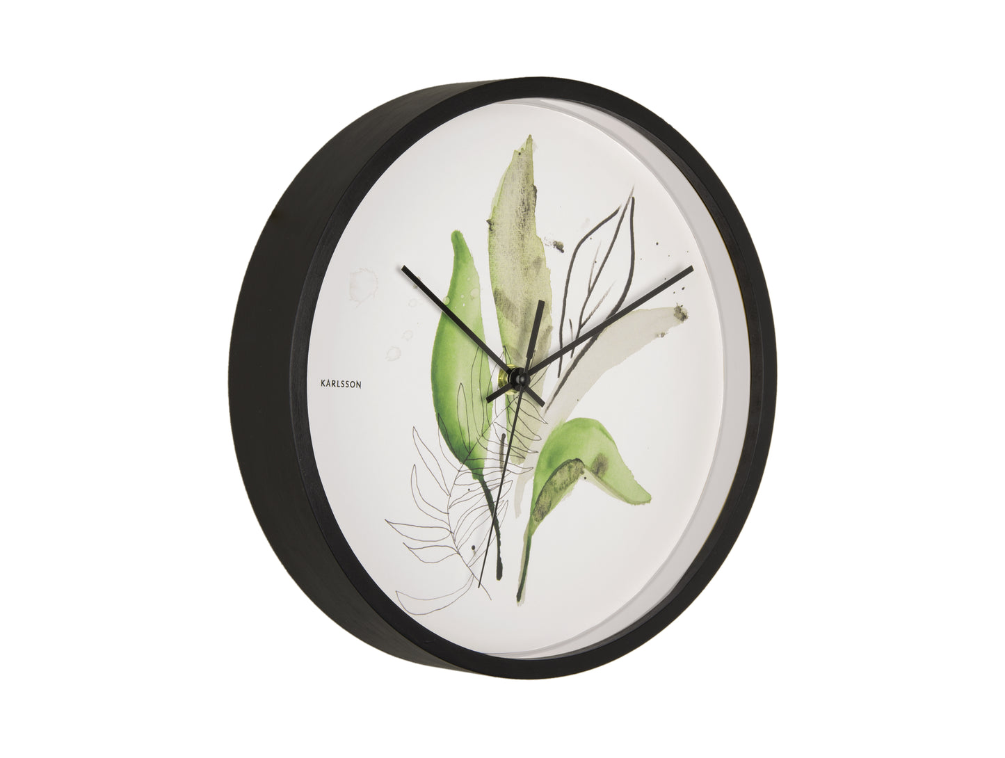 Botanical Clock - Leaves