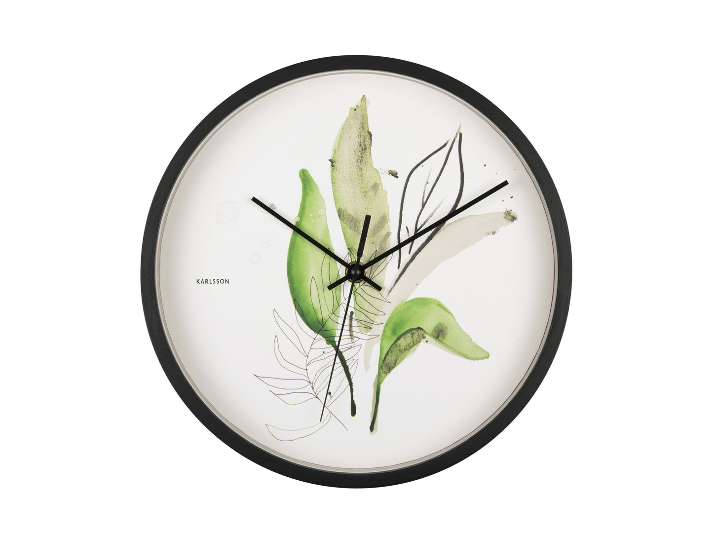 Botanical Clock - Leaves