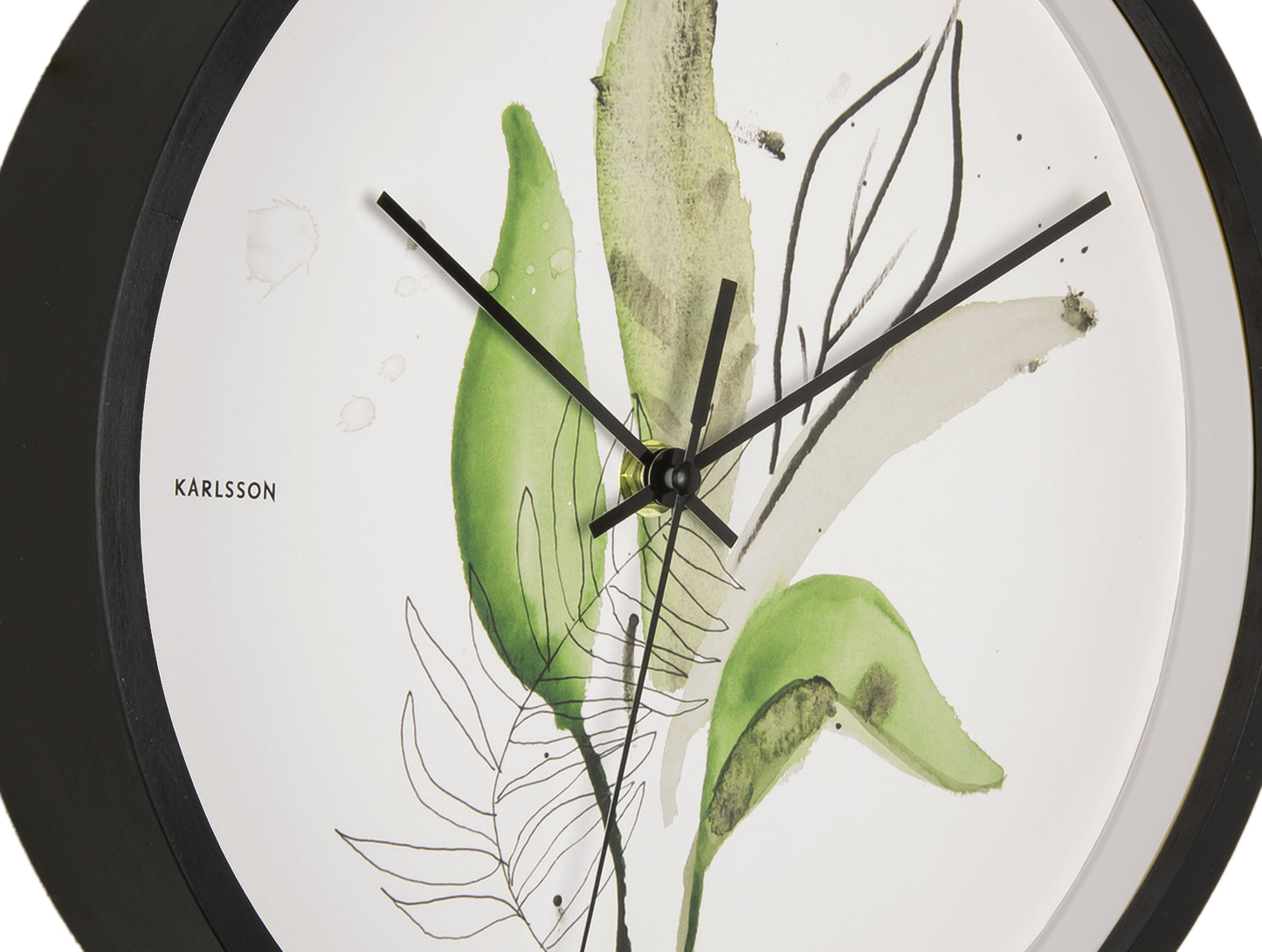 Botanical Clock - Leaves