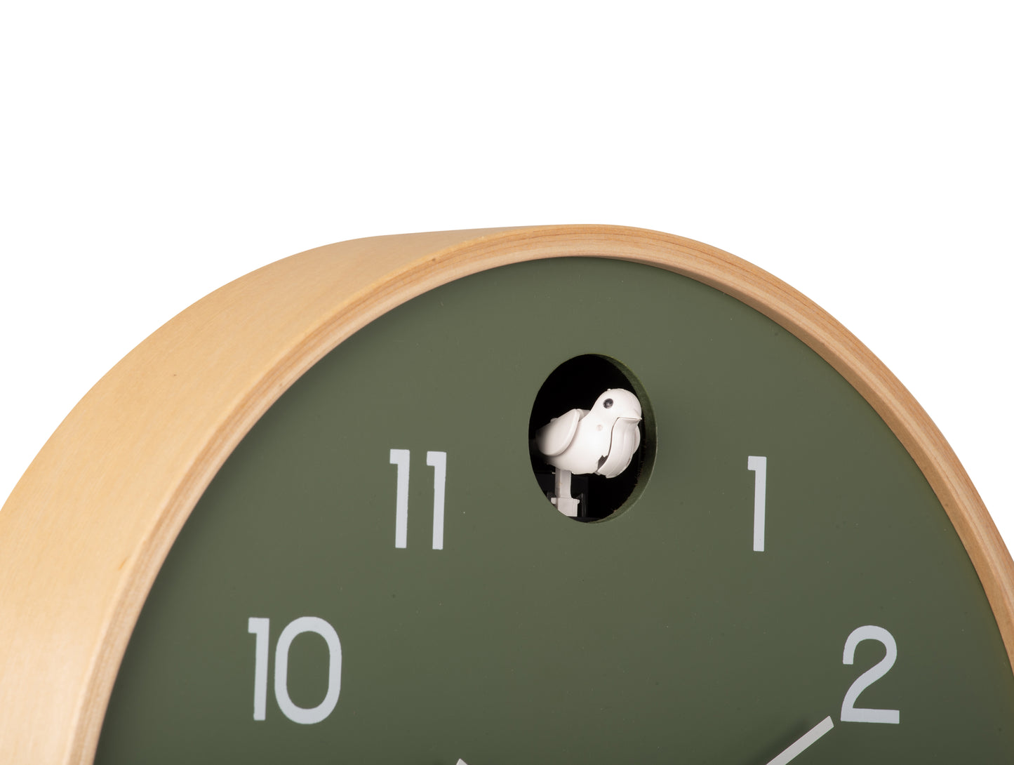 Natural Cuckoo Clock - Jungle Green