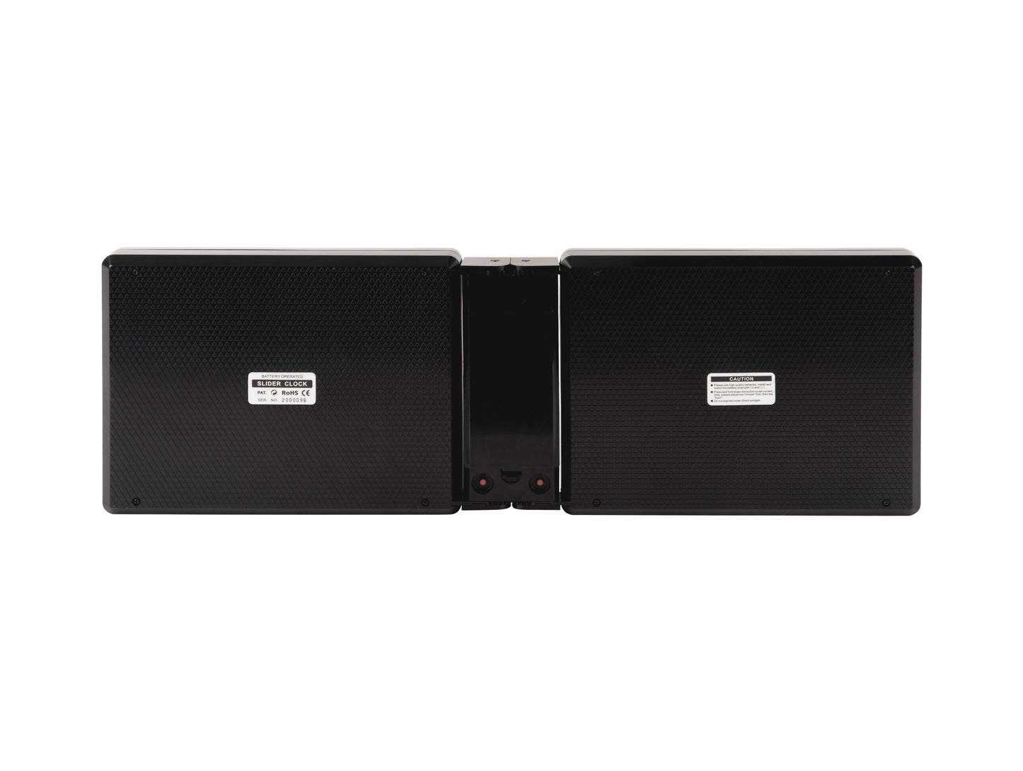 LED Look Flip Clock - Black