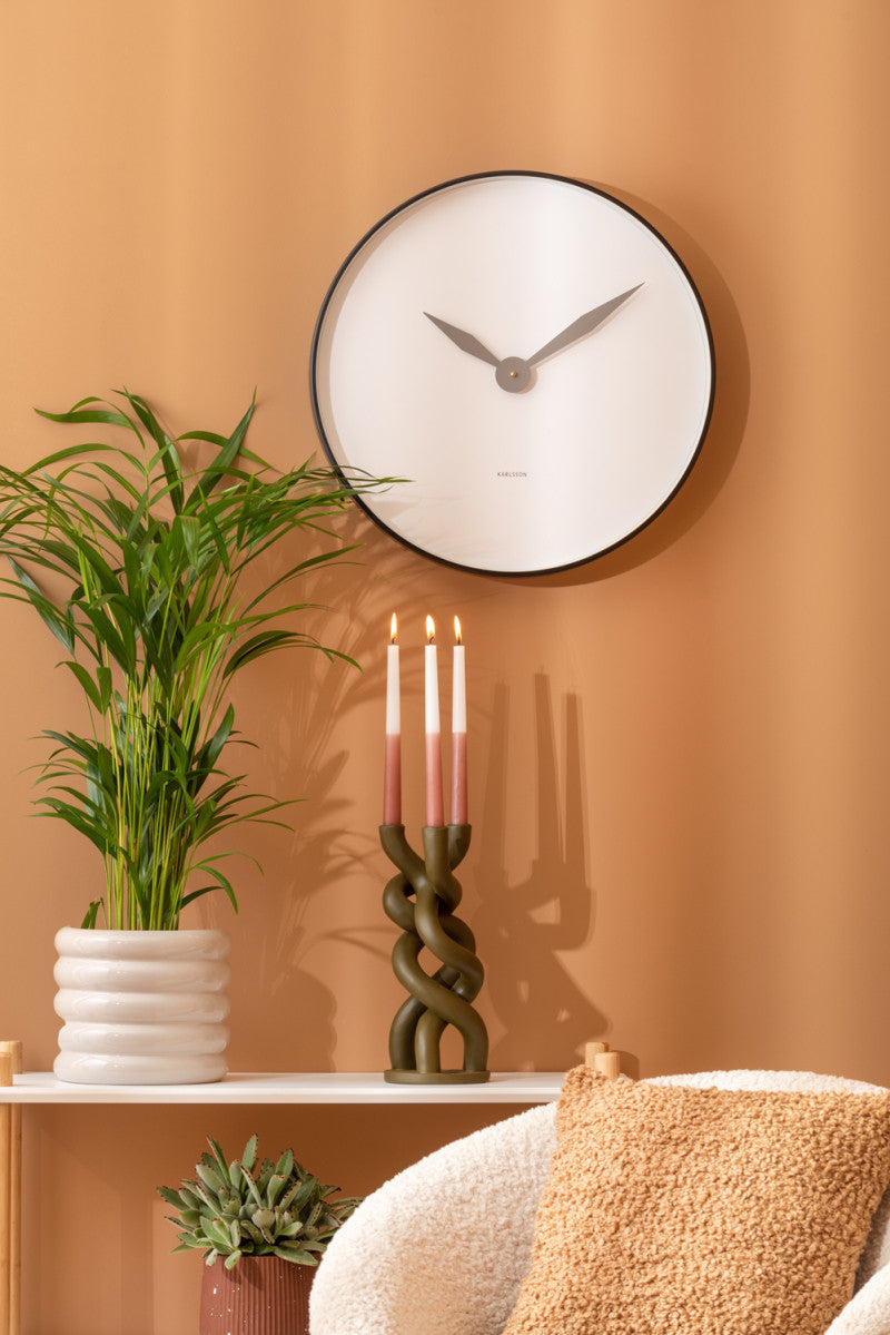 Albatross Wall Clock - Black