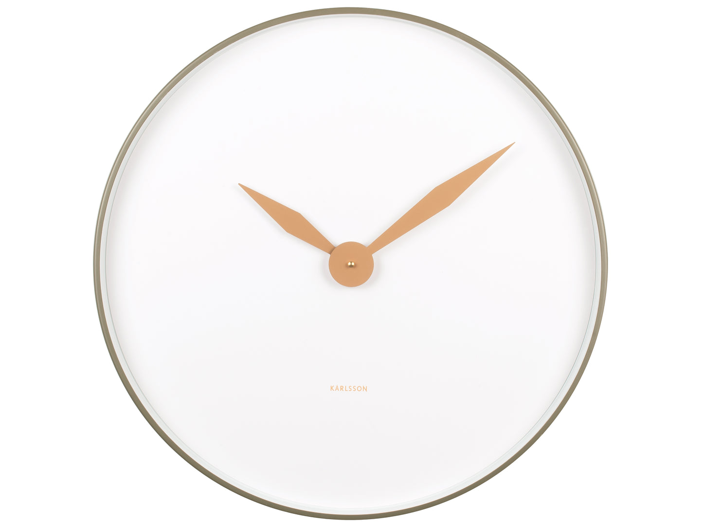 Albatross Wall Clock - Moss Green