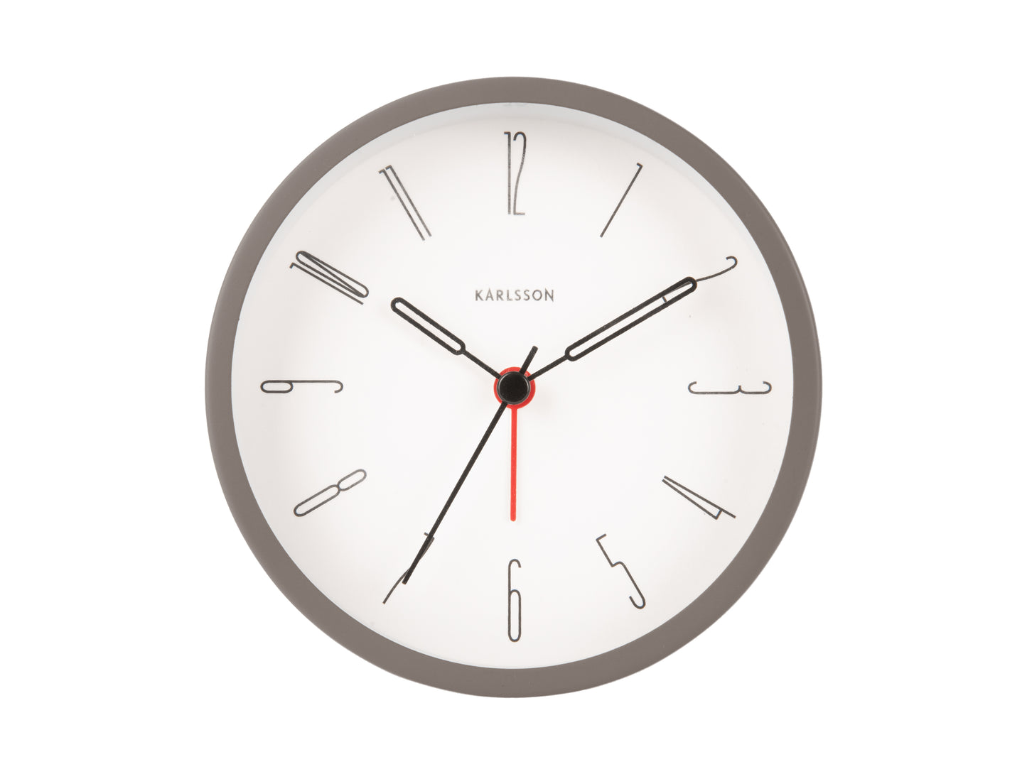 Belle Alarm Clock - Grey