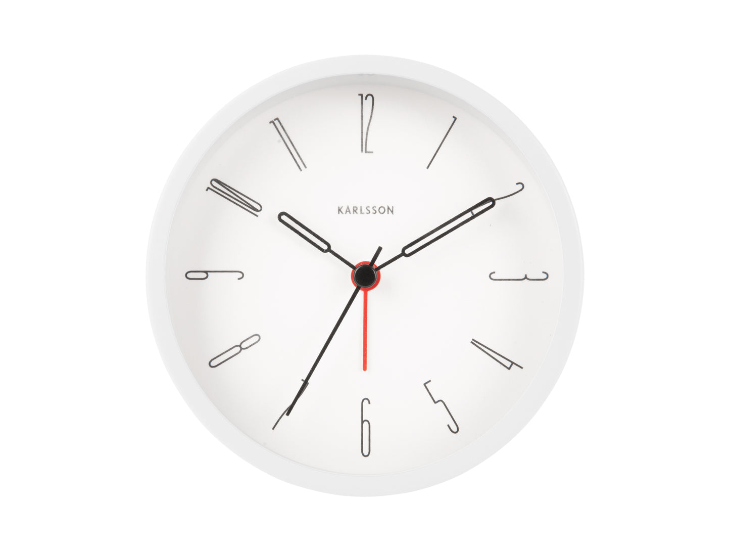 Belle Alarm Clock - White
