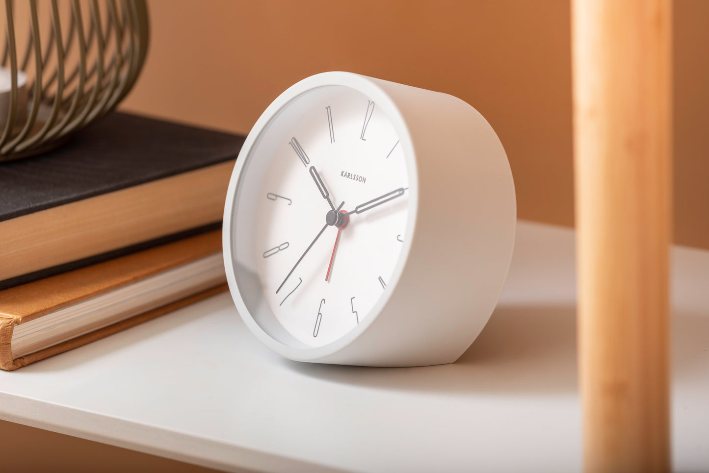 Belle Alarm Clock - White