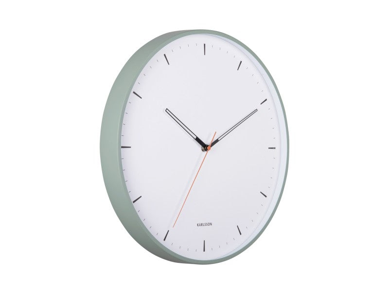 Calm Wall Clock - Grayed Jade