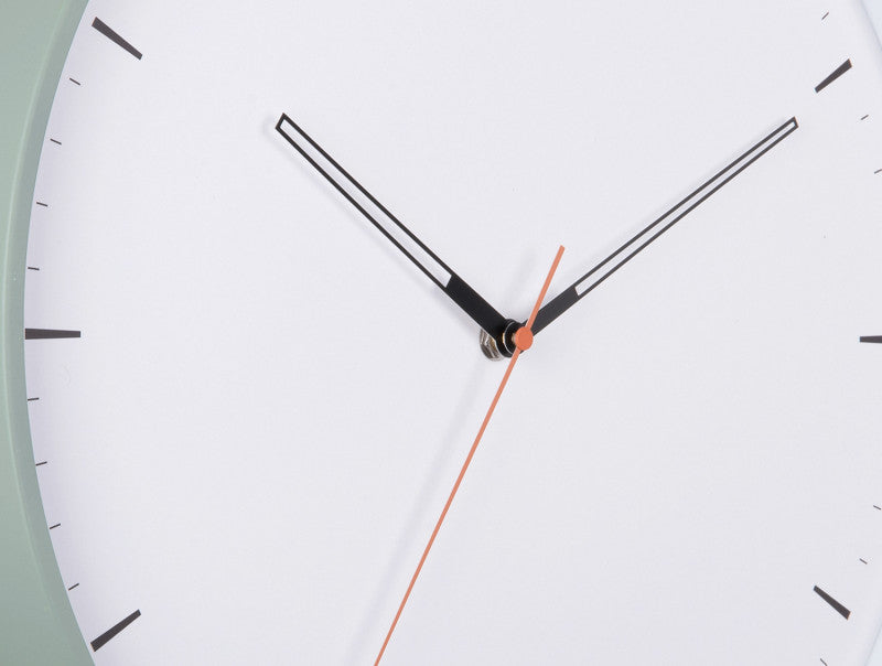 Calm Wall Clock - Grayed Jade
