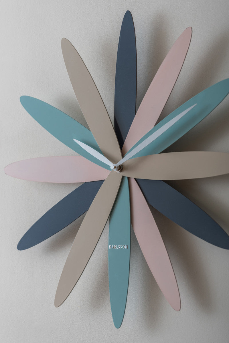 Bloom Wall Clock - Multicolour