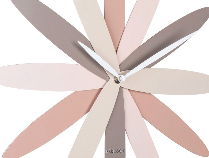 Bloom Wall Clock - Pink