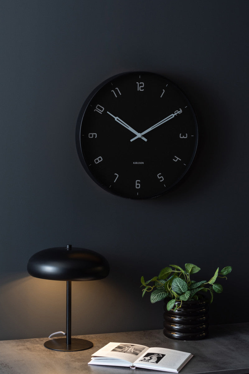 Stark Wall Clock - Black