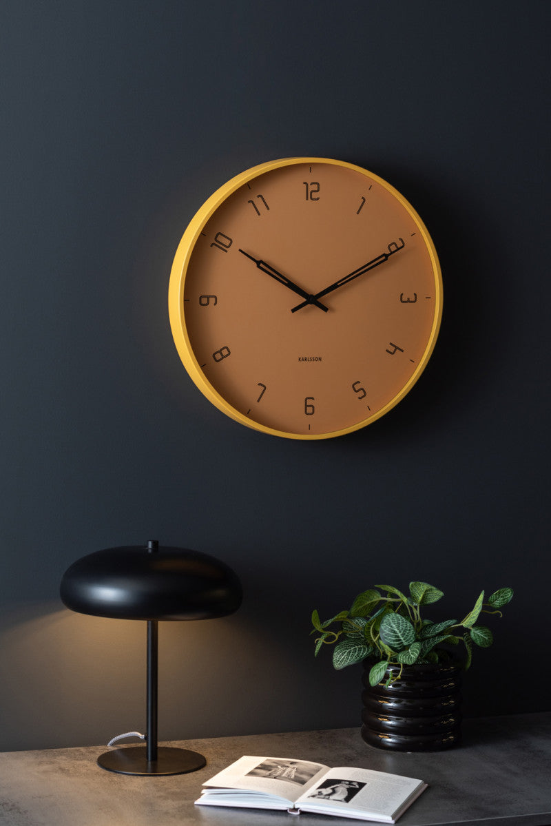 Stark Wall Clock - Honey Yellow