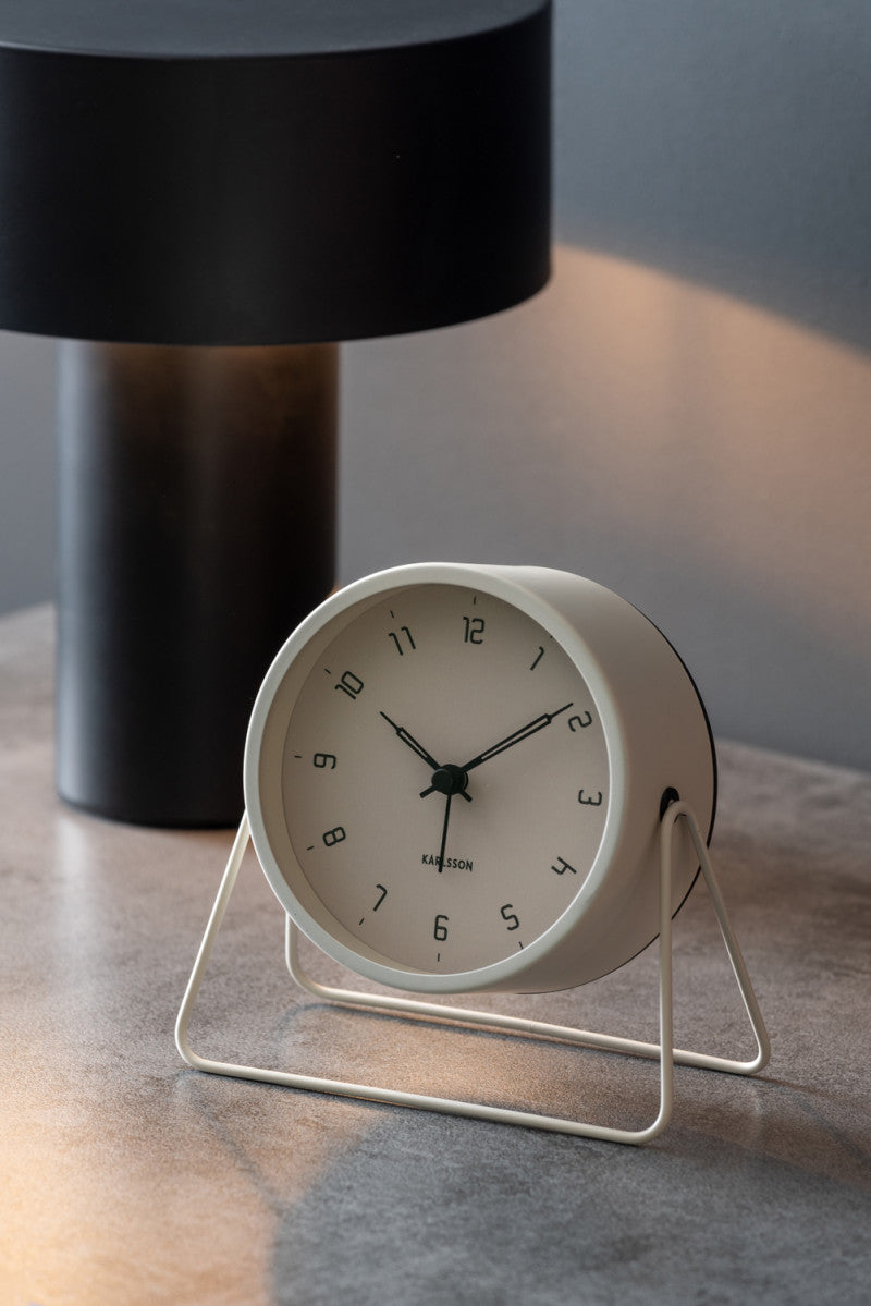 Stark Alarm Clock - Warm Grey