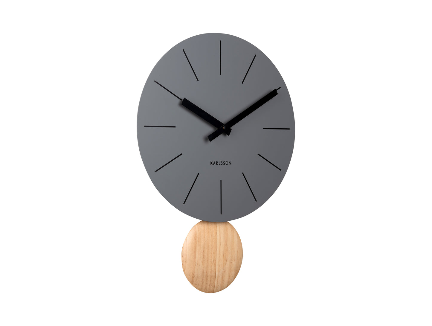Arlo Pendulum Clock - Dark Grey