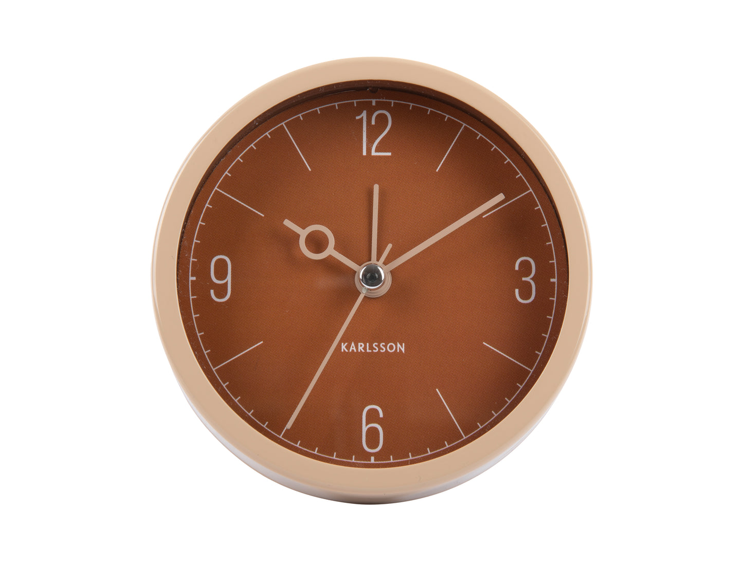 Monocle Alarm Clock - Caramel Brown