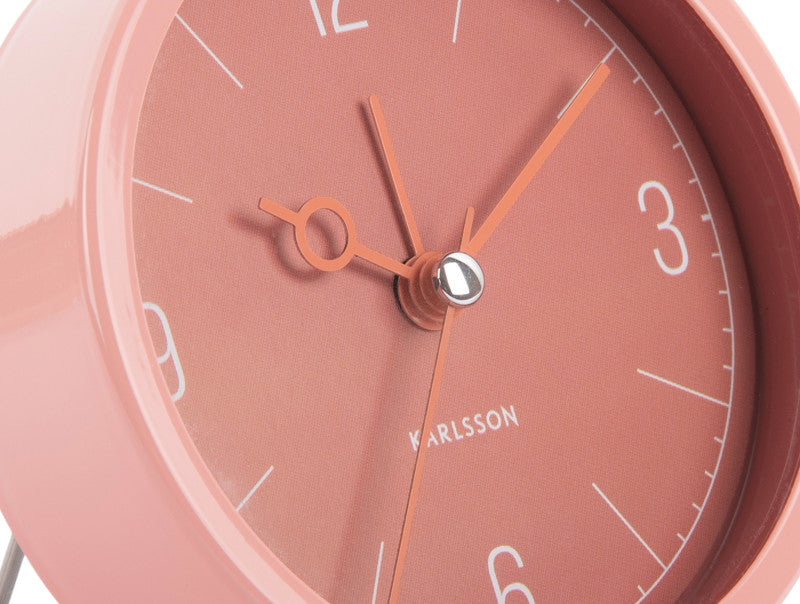 Monocle Alarm Clock - Blush Red